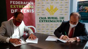 Caja Rural de Extremadura colaborará con la Federación Extremeña de Tenis