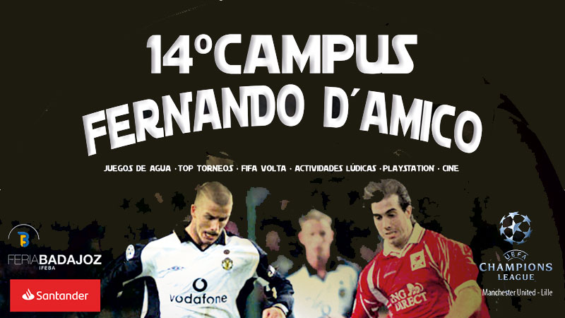 Fernando D'Amico organiza una nueva edición de su campus de fútbol en Badajoz