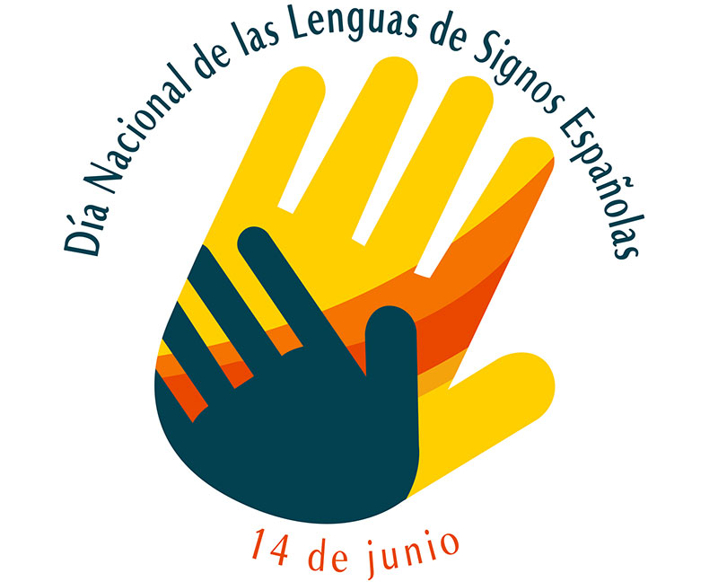 Logo de Día de las lenguas de signos españolas