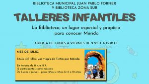 Las bibliotecas municipales de Mérida programan actividades estivales infantiles