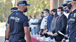 La Fempex agradece a los policías locales de la región su labor durante la pandemia. Grada 158