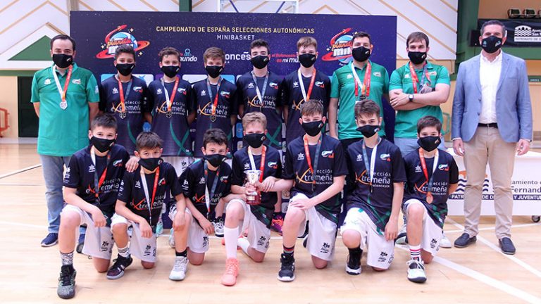 Los extremeños se lucen en el Campeonato de España de Minibasket