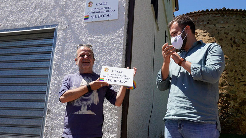 Juan Manuel Domínguez 'El Bola' da nombre a una calle en el barrio cacereño de San Blas