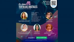 Aupex organiza el ciclo de tertulias digitales 'En clave M'