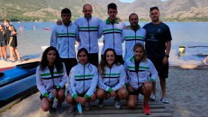 El K4 femenino extremeño consigue la segunda posición en la Regata Internacional de Sanabria