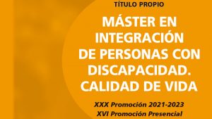 Sigue abierta la preinscripción para el máster del Instituto universitario de integración en la comunidad y Plena inclusión