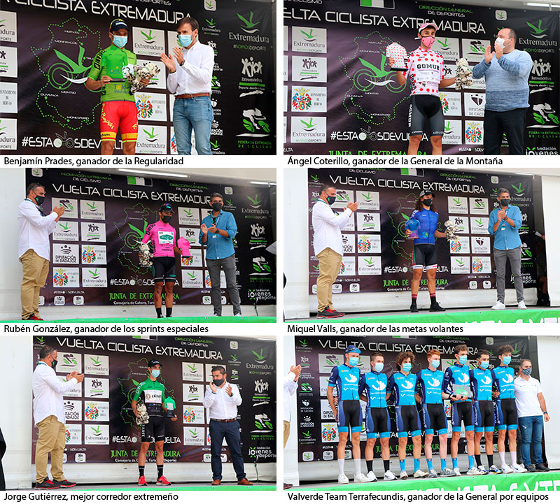 Ganadores en las diferentes categorías. Fotos: Cedidas