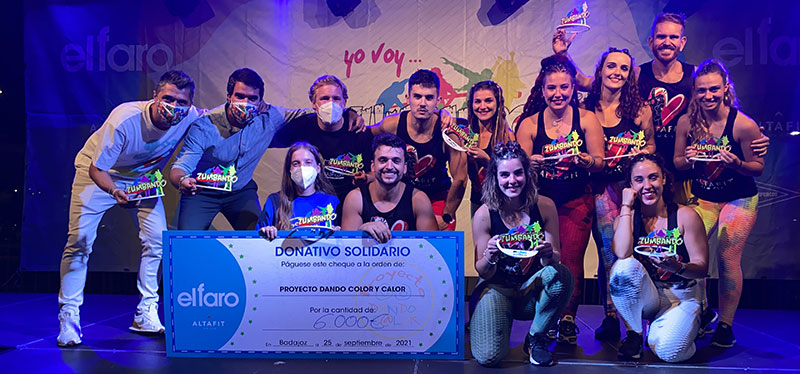 'Zumbando Badajoz 2021'. Foto: Cedida