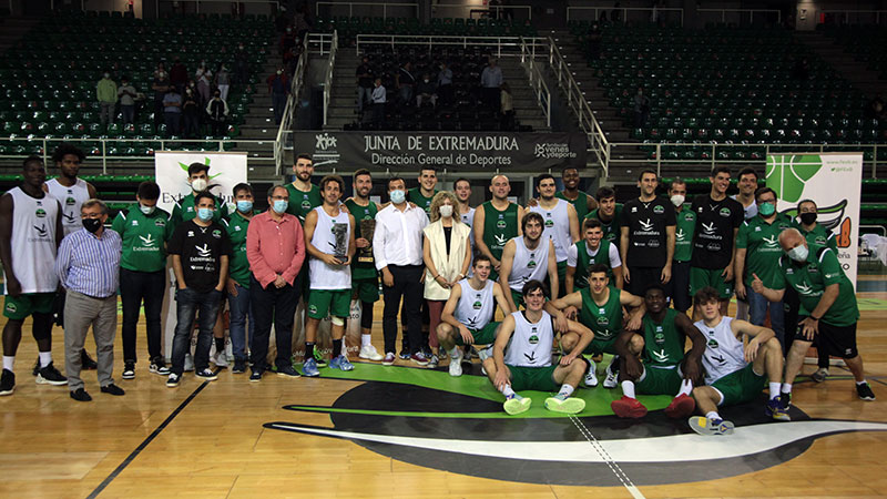 El Cáceres Patrimonio de la Humanidad gana la Copa Extremadura de baloncesto
