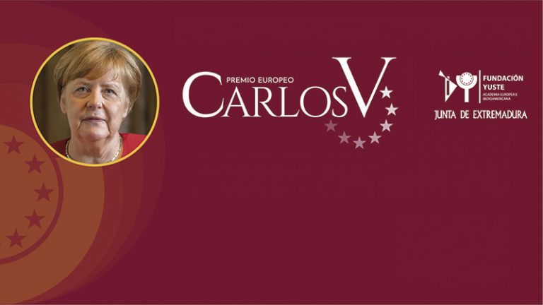 Angela Merkel recibirá el XIV Premio Europeo Carlos V. Grada 159. Fundación Yuste