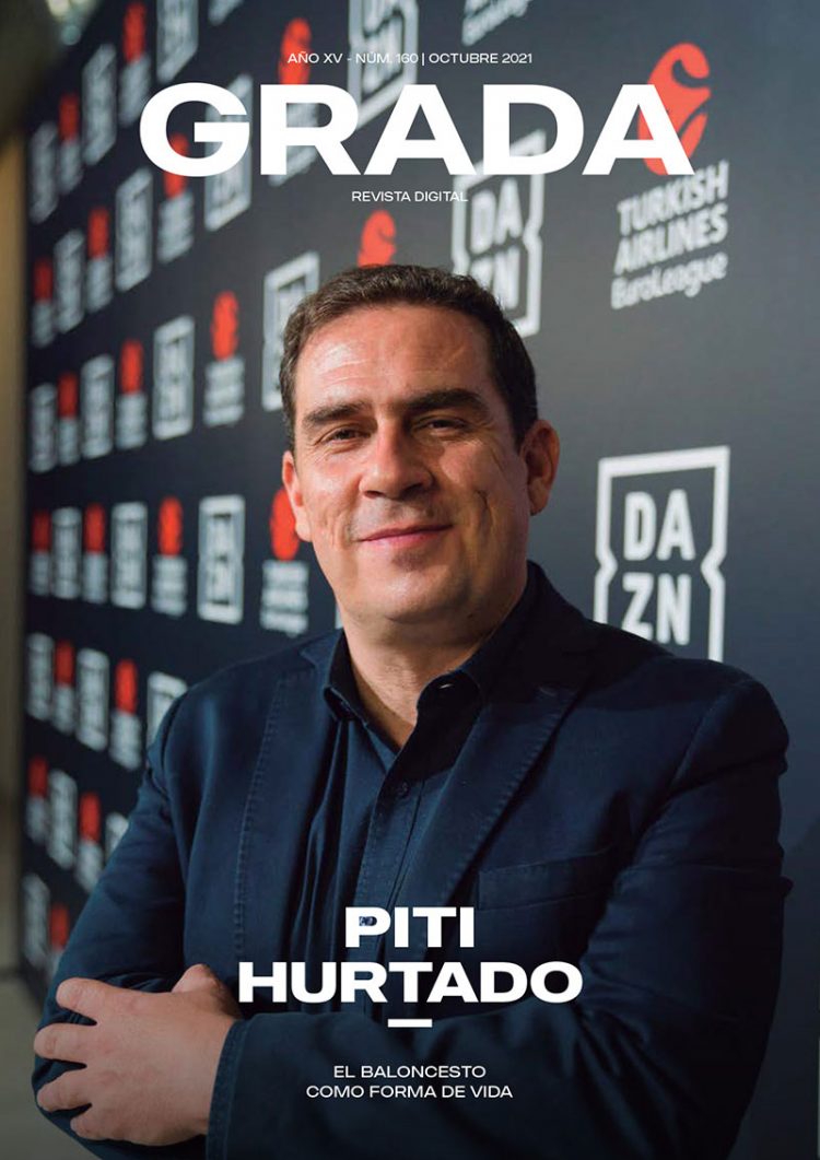 Piti Hurtado. El baloncesto como forma de vida. Grada 160. Portada