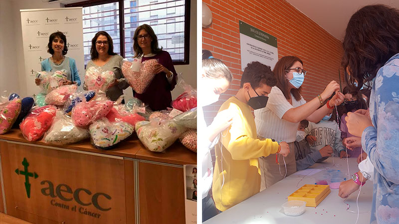 El instituto 'Vicente Ferrer' de La Parra recauda fondos contra el cáncer de mama