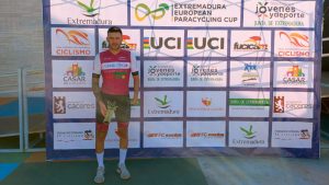 Rubén Tanco se proclama subcampeón de la Extremadura European Paracycling Cup