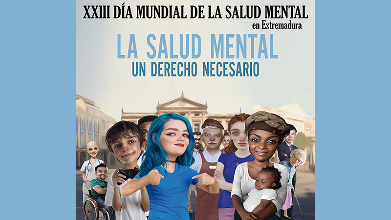 Feafes Extremadura. XXIII Día mundial de la salud mental. Grada 160. Primera Fila