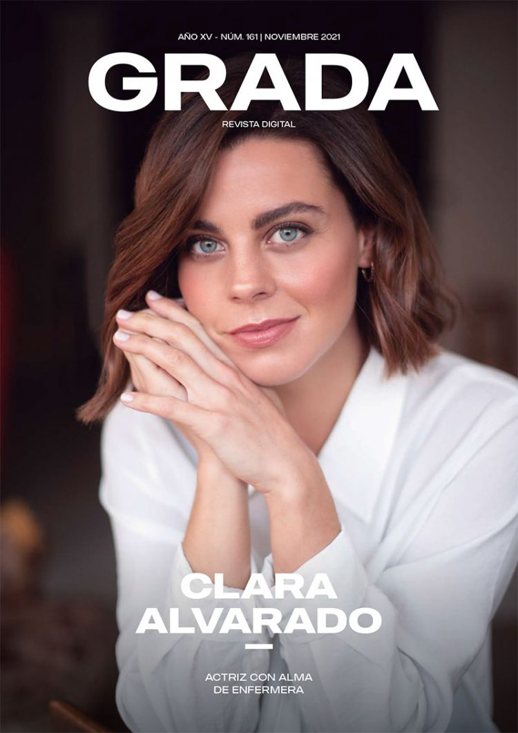 Clara Alvarado. Actriz con alma de enfermera. Grada 161. Portada
