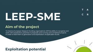 El proyecto LEEP SME impulsa el éxito de los proyectos europeos que involucran a las pymes. Grada 161. Fundecyt-Pctex
