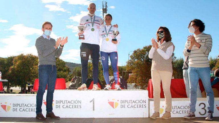 Jorge González y Gema Cima ganan el XXXVII Trofeo Diputación de Cáceres de campo a través
