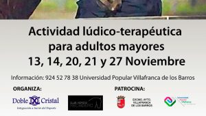 El Ayuntamiento de Villafranca de los Barros desarrolla un proyecto de equinoterapia para mayores