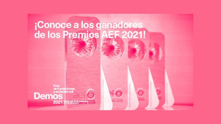 La Asociación Española de Fundaciones anuncia los ganadores de los Premios AEF 2021