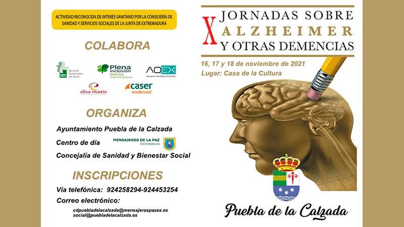 Puebla de la Calzada acoge las X Jornadas sobre Alzheimer y otras demencias