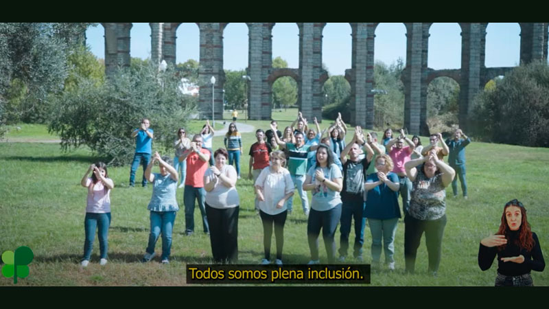 Plena inclusión Extremadura presenta el videoclip ‘Mundo compartido’