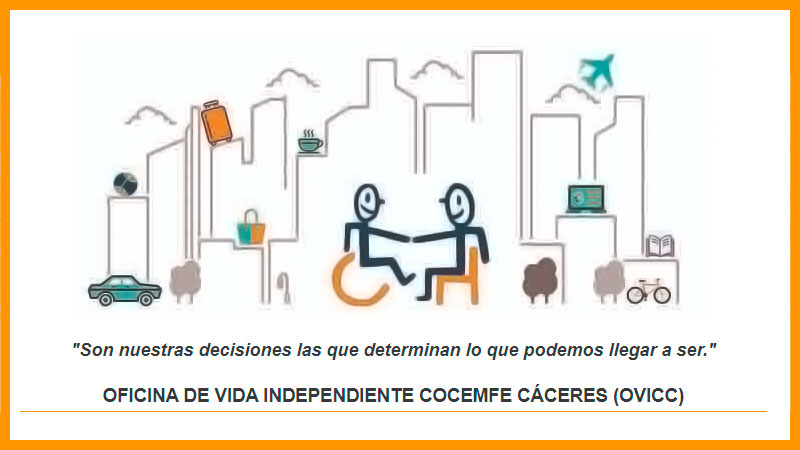 Cocemfe Cáceres concluye el proyecto piloto de la Oficina de vida independiente