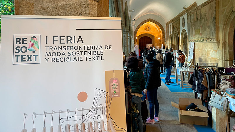 Cáceres ha acogido la I Feria transfronteriza de moda sostenible y reciclaje textil