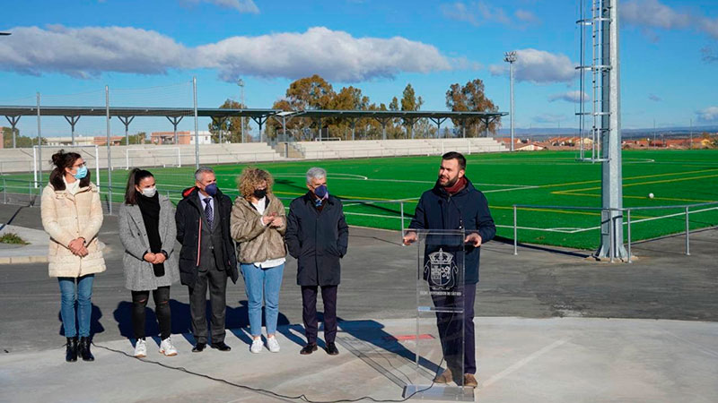 El complejo deportivo 'Manuel Sánchez Delgado' ya cuenta con los nuevos campos de fútbol