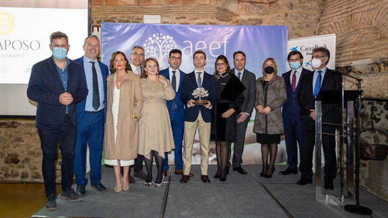El Balneario El Raposo recibe el XIII Premio Familia Empresaria de Extremadura