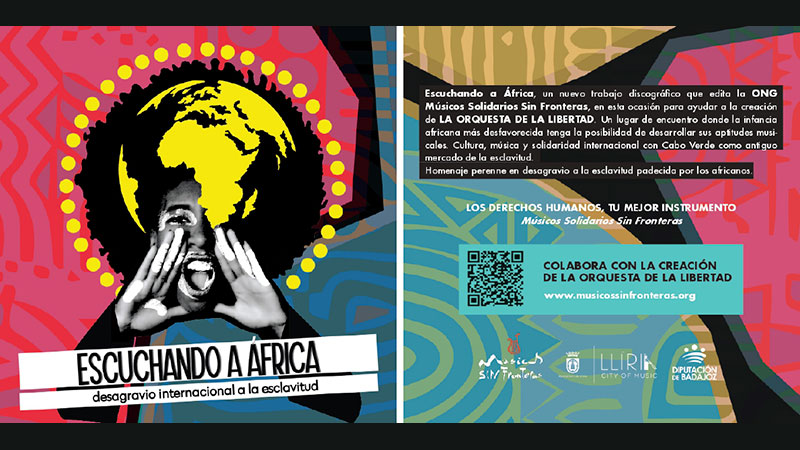 'Músicos sin fronteras' presenta el disco solidario 'Escuchando a África'