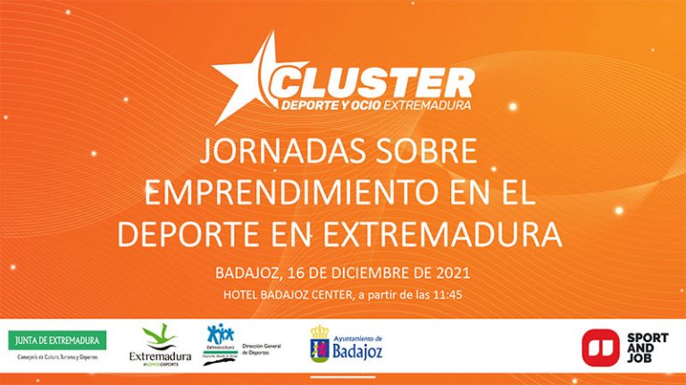 El Clúster del deporte y ocio de Extremadura organiza una jornada de emprendimiento en el deporte en Badajoz