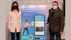 Los usuarios del transporte público de Mérida podrán recargar el bono con el móvil