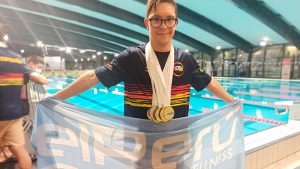 Guillermo Gracia consigue 11 medallas en el mundial de natación para deportistas con discapacidad intelectual