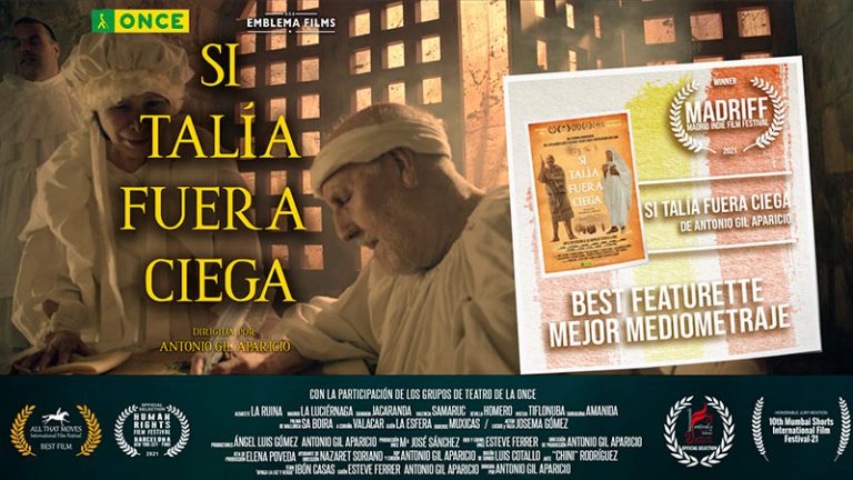 ‘Si Talía fuera ciega’ gana el premio a Mejor Mediometraje en el Madrid Indi Film Festival