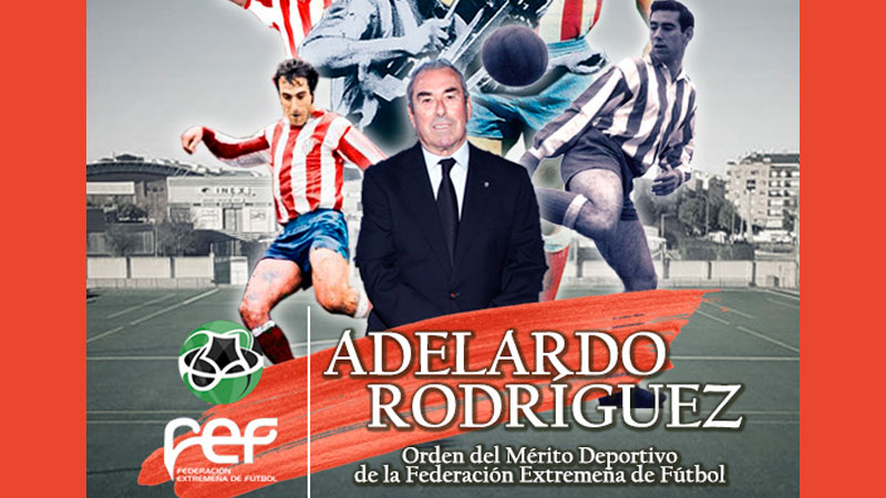 La Federación Extremeña de Fútbol otorga la Orden del Mérito Deportivo a Adelardo Rodríguez