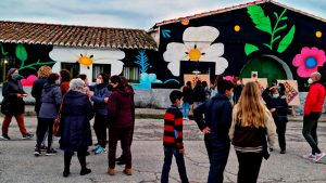 Zarza de Granadilla y Zorita inauguran sus respectivos 'Contenedores de arte'