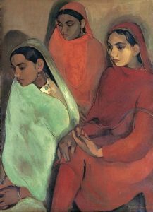 ‘Three girls’, de Amrita Sher-Gil. Grada 162. Inmaculada González