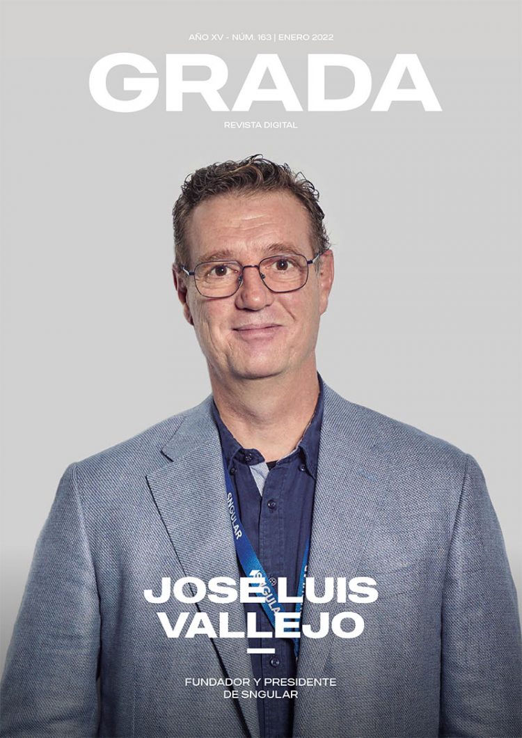 José Luis Vallejo. Fundador y presidente de Sngular. Grada 163. Portada