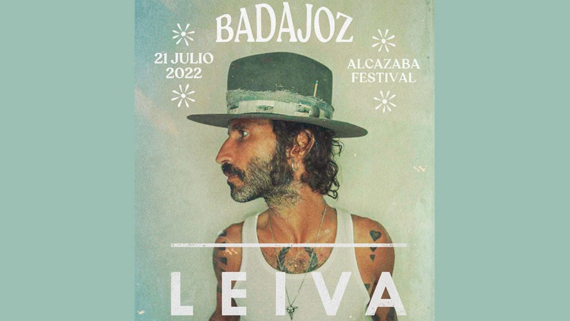 El Alcazaba Festival 2022 de Badajoz programa un concierto de Leiva