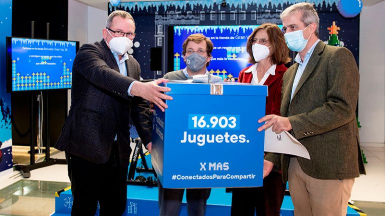 Telefónica y su Fundación reparten más de 16.900 juguetes a niños en situación de vulnerabilidad