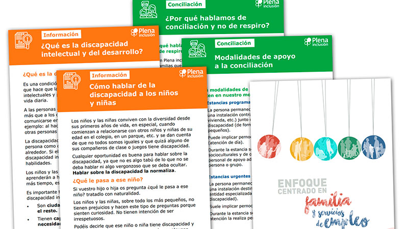 Plena inclusión España presenta varias publicaciones dirigidas a los familiares de usuarios