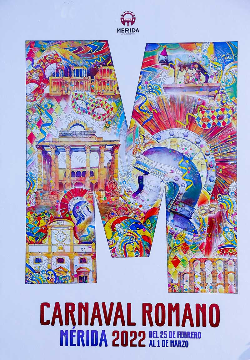 Cartel anunciador del Carnaval Romano 2022