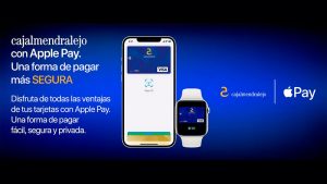 Cajalmendralejo habilita el pago a través del móvil con Apple Pay
