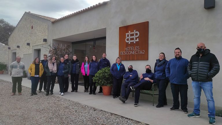 Los alumnos de la Escuela de Empleo Tentudía 21 visitan el Hotel Desconecta2 de Monesterio