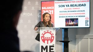 La Delegación de Cultura del Ayuntamiento de Mérida hace balance de su actividad en 2021