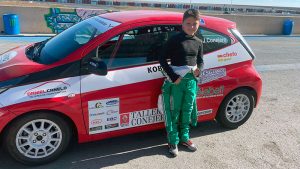 El joven piloto Javier Conejero, de la Escudería Plasencia, está a punto de comenzar una nueva temporada