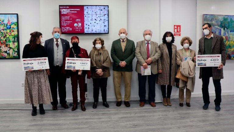 Fundación CB entrega los premios del certamen de pintura 'Francisco Pedraja Muñoz'
