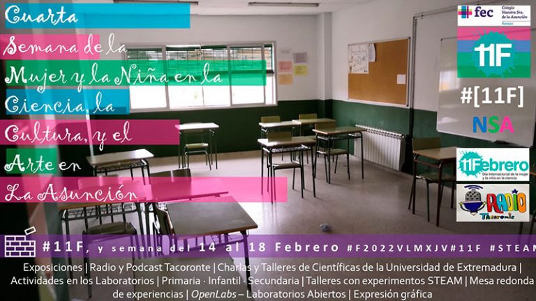 El colegio La Asunción de Badajoz celebra la Semana de la mujer y la niña en la Ciencia