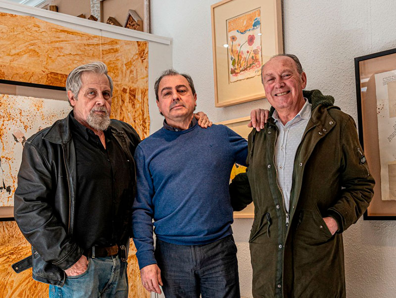 JAM Montoya, Miguel Ángel Gartzía y Plácido Ramírez. Foto: José María Ballester