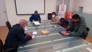 El diputado de Bienestar Social de la Diputación de Badajoz recibe a una delegación saharaui